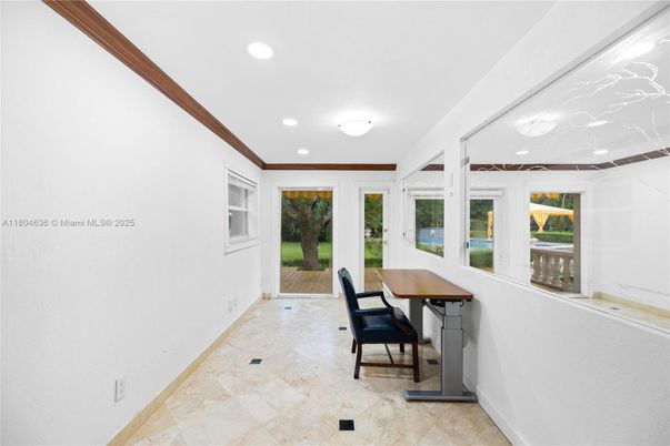 Home Office, Interior, Recessed Lighting