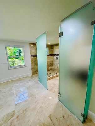 Bathroom, Empty room, Glass Shower, Interior