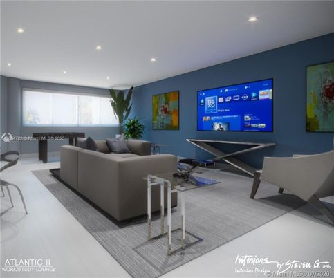 Interior, Living room, Recessed Lighting