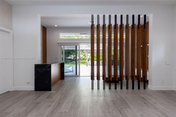 Interior, Pendant Lights, Recessed Lighting, Wood Texture Flooring