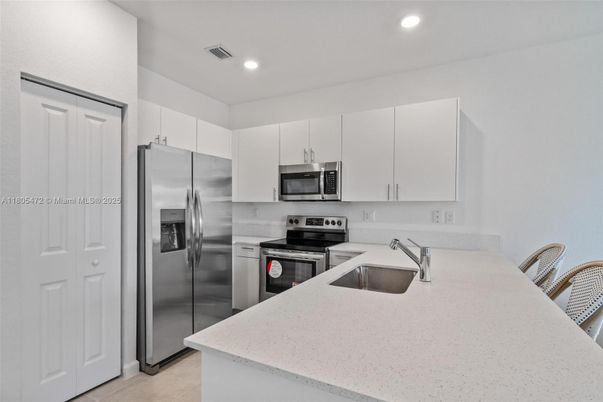 Interior, Kitchen, Recessed Lighting, Stainless Steel Appliances