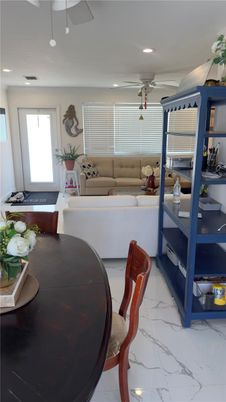 Dining room, Interior, Living room, Marble, Recessed Lighting