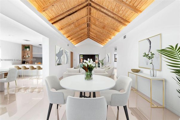 Dining room, Interior, Wooden Beams, Wooden Ceilings