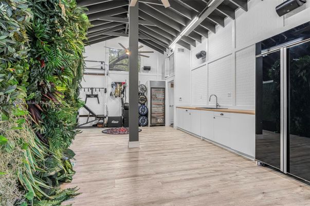 Fitness Equipment, Interior, Wood Texture Flooring