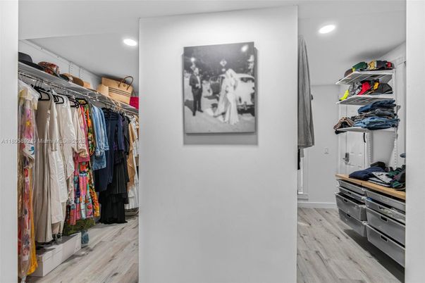 Interior, Recessed Lighting, Walk-in Closets, Wood Texture Flooring
