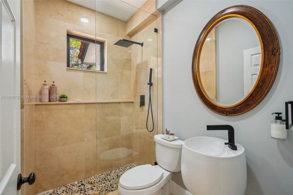 Bathroom, Glass Shower, Interior