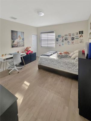 Bedroom, Home Office, Interior, Wood Texture Flooring