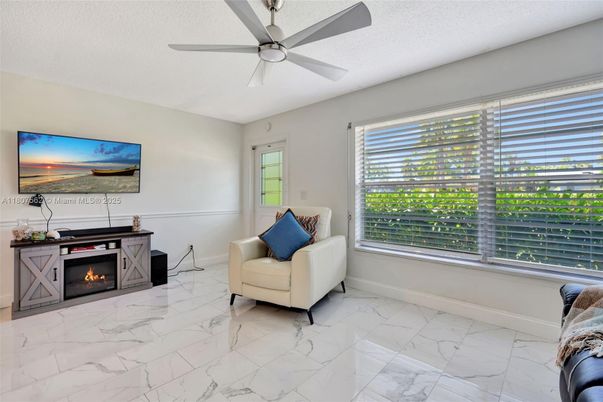 Dining room, Fireplace, Interior, Kitchen, Living room, Marble, Recessed Lighting