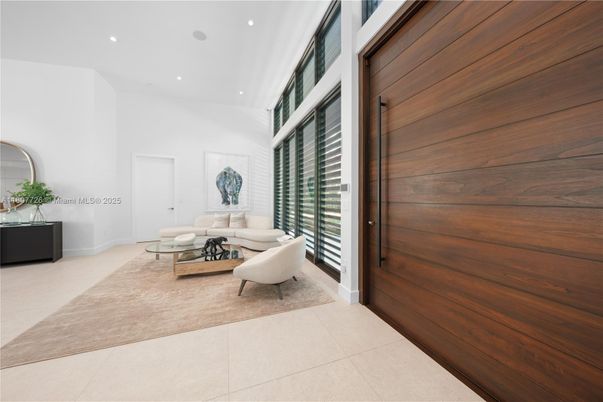 Interior, Living room, Recessed Lighting, Wooden Walls