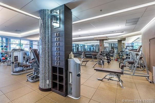 Fitness Equipment, Gym, Interior, Recessed Lighting
