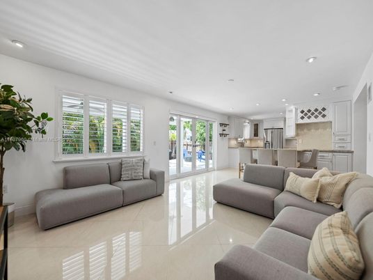 Interior, Kitchen, Living room, Recessed Lighting