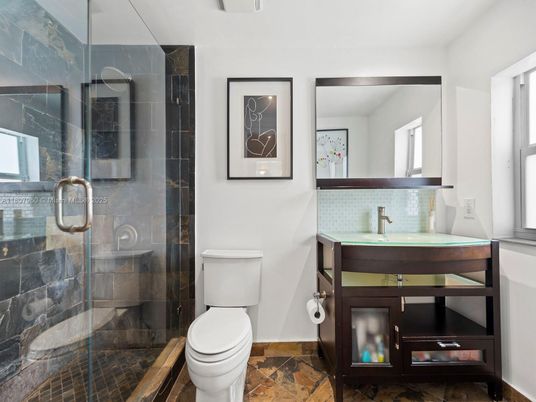 Bathroom, Glass Shower, Interior