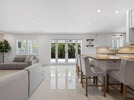 Interior, Kitchen, Living room, Recessed Lighting