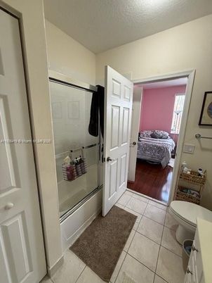 Bathroom, Bedroom, Glass Shower, Interior, Wood Texture Flooring