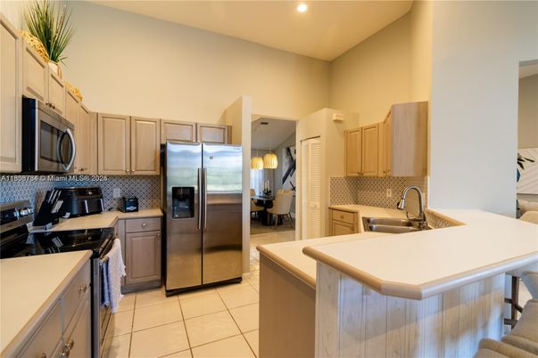 Interior, Kitchen, Recessed Lighting, Stainless Steel Appliances