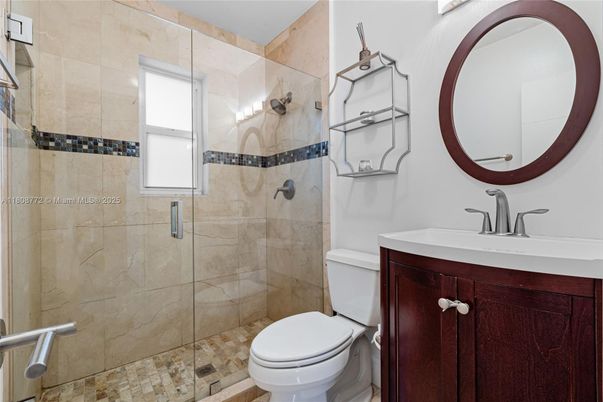 Bathroom, Glass Shower, Interior
