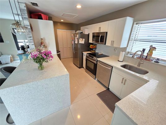 Interior, Kitchen, Recessed Lighting, Stainless Steel Appliances