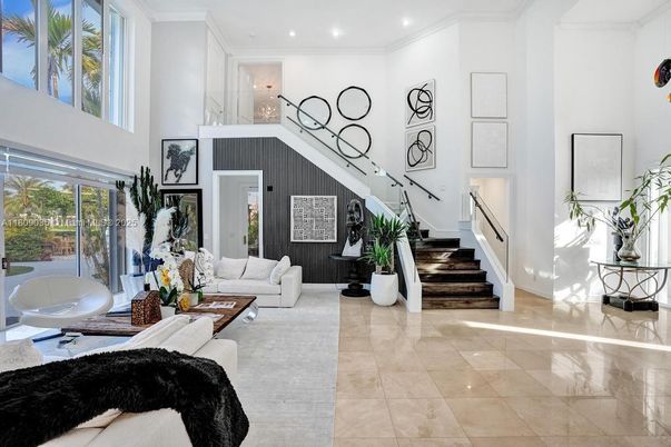 Interior, Living room, Recessed Lighting