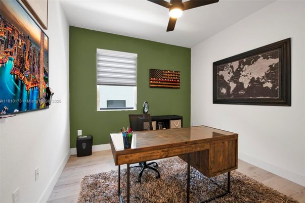 Home Office, Interior, Wood Texture Flooring