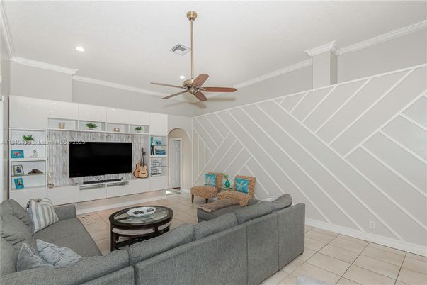 Interior, Living room, Recessed Lighting