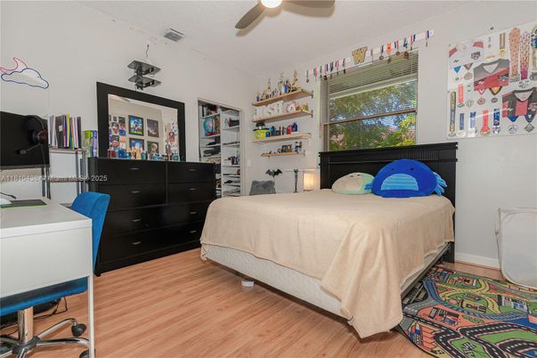 Bedroom, Interior, Wood Texture Flooring