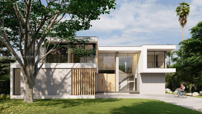 Backyard, Exterior, Facade, Modern