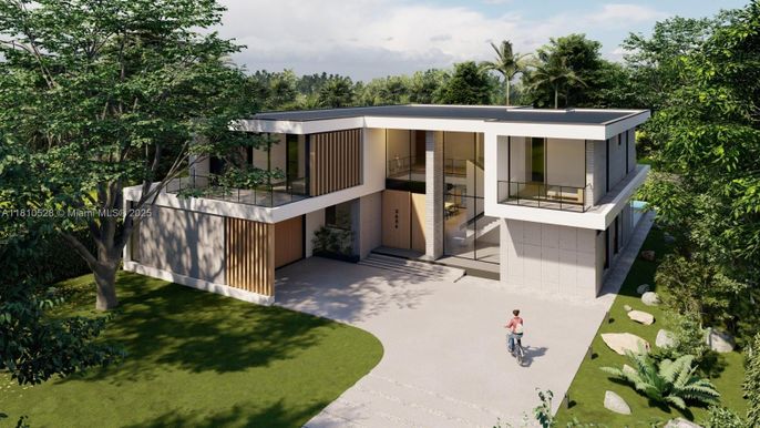 Backyard, Exterior, Facade, Modern