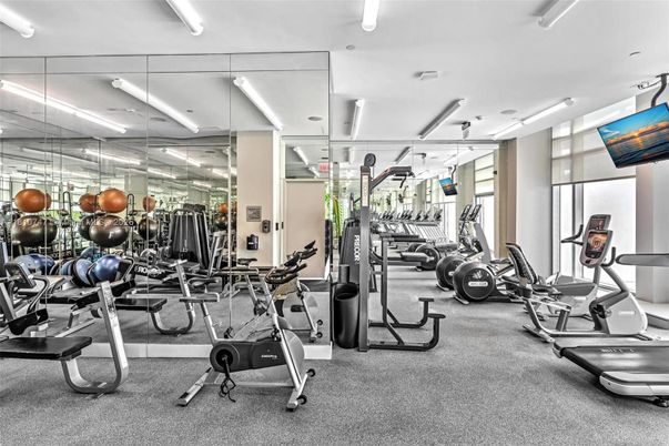 Fitness Equipment, Gym, Interior, Recessed Lighting