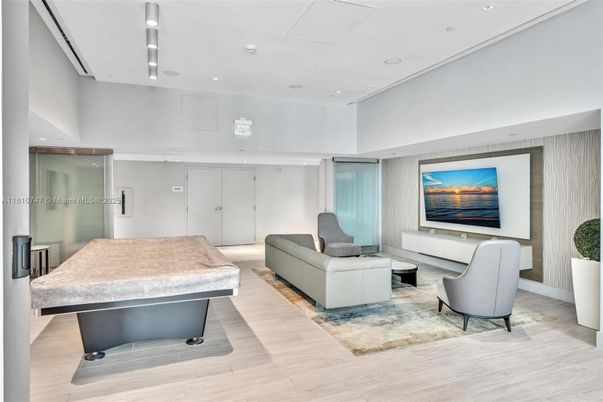 Game Room, Interior, Living room, Recessed Lighting, Wood Texture Flooring
