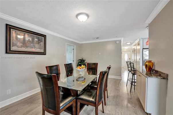 Dining room, Interior, Wood Texture Flooring