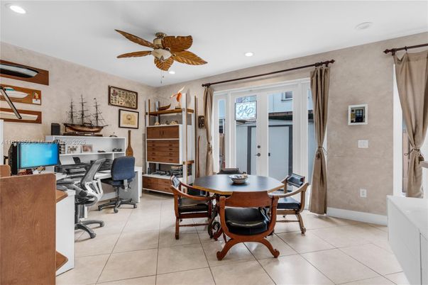 Home Office, Interior, Recessed Lighting