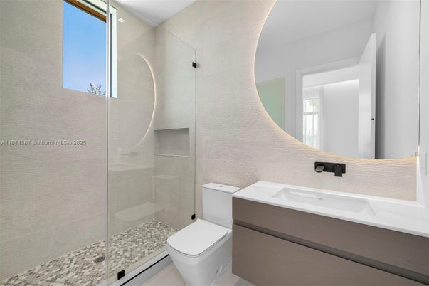 Bathroom, Glass Shower, Interior