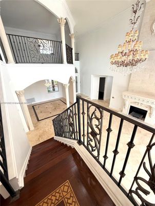 Chandelier, Interior, Wood Texture Flooring