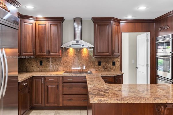 Interior, Kitchen, Recessed Lighting, Stainless Steel Appliances