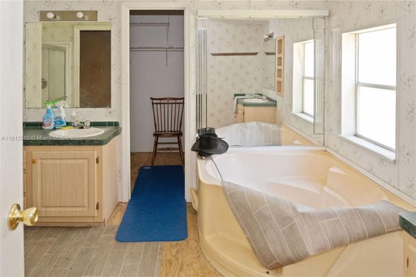 Bathroom, Interior, Wood Texture Flooring