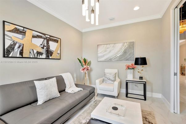 Interior, Living room, Marble, Pendant Lights, Recessed Lighting