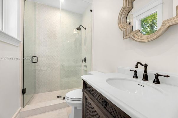 Bathroom, Glass Shower, Interior