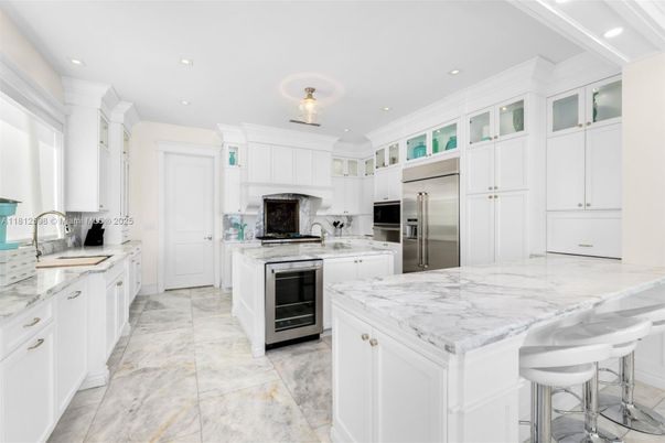 Interior, Kitchen, Recessed Lighting, Stainless Steel Appliances