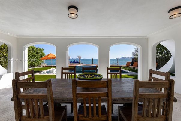 Dining room, Interior, Water