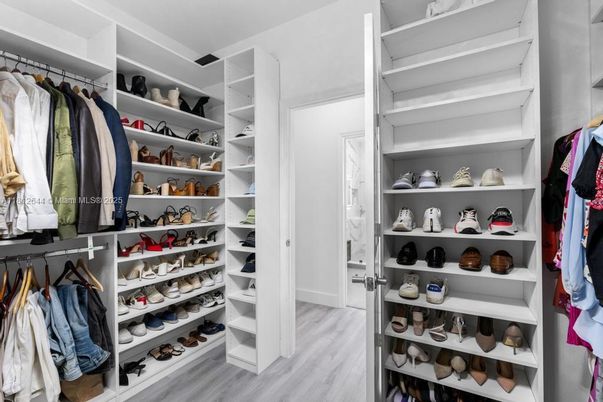 Interior, Walk-in Closets, Wood Texture Flooring