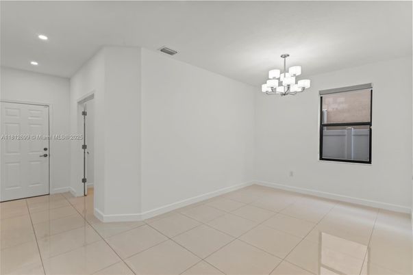 Chandelier, Empty room, Interior, Recessed Lighting