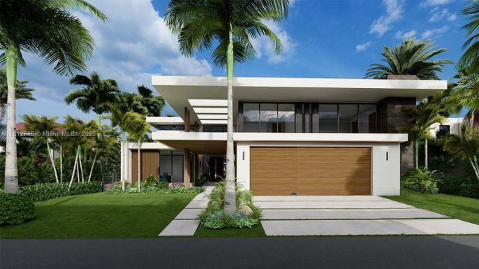 Attached, Exterior, Facade, Modern