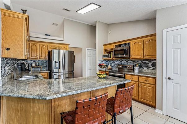 Interior, Kitchen, Recessed Lighting, Stainless Steel Appliances