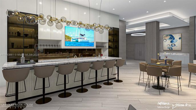Dining room, Interior, Pendant Lights, Recessed Lighting