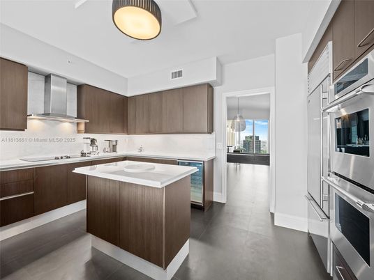 Interior, Kitchen, Pendant Lights, Stainless Steel Appliances