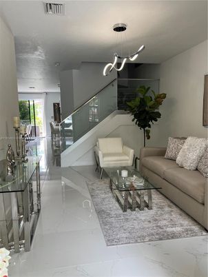 Interior, Living room, Marble, Pendant Lights