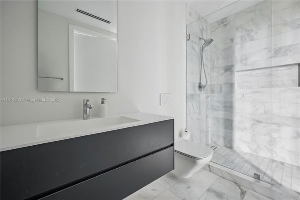 Bathroom, Interior, Marble Walls