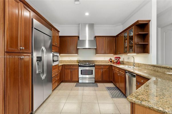 Interior, Kitchen, Recessed Lighting, Stainless Steel Appliances