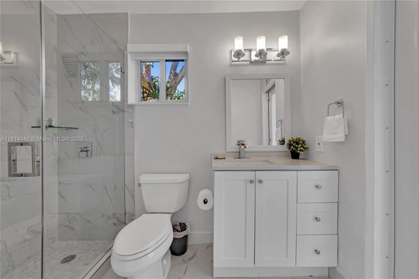 Bathroom, Glass Shower, Interior, Marble, Marble Walls