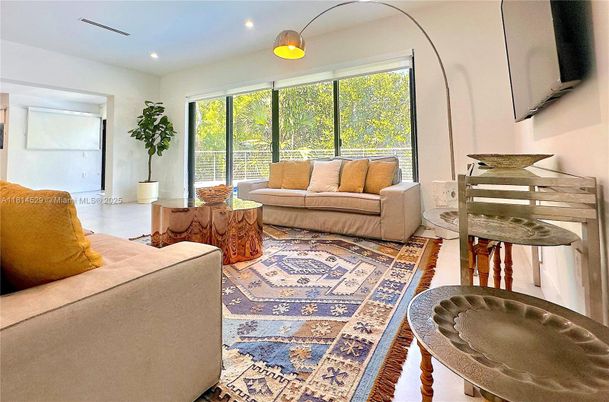 Interior, Living room, Recessed Lighting